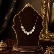 Minimal Polki Necklace