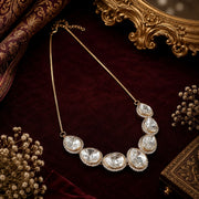 Minimal Polki Necklace
