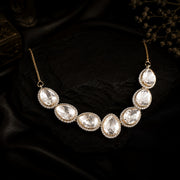 Minimal Polki Necklace