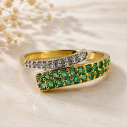 Gold Ruby Diamond Ring
