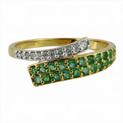 Gold Ruby Diamond Ring