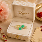 Gold Ruby Diamond Ring